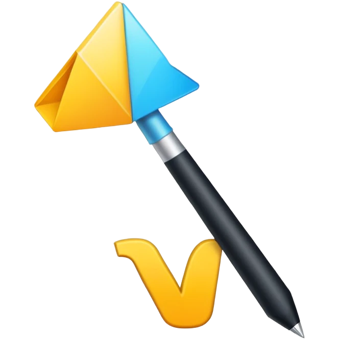 a curosor editing the letters "UX" emoji