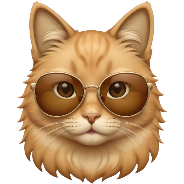 Cat wearing sunglasses emoji