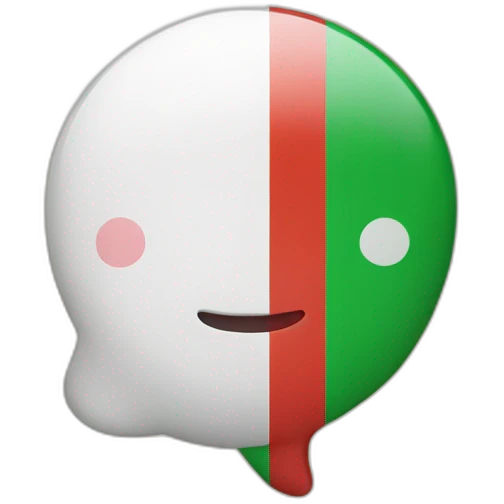 chat tricolore emoji