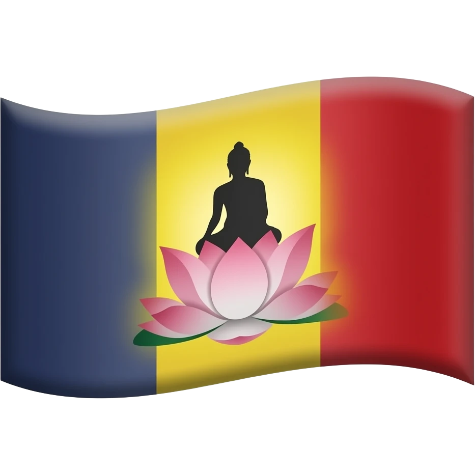 Flag of buddist emoji