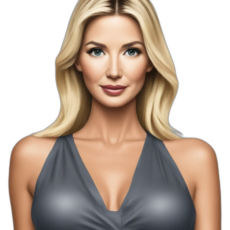 ivanka trump in body paint emoji