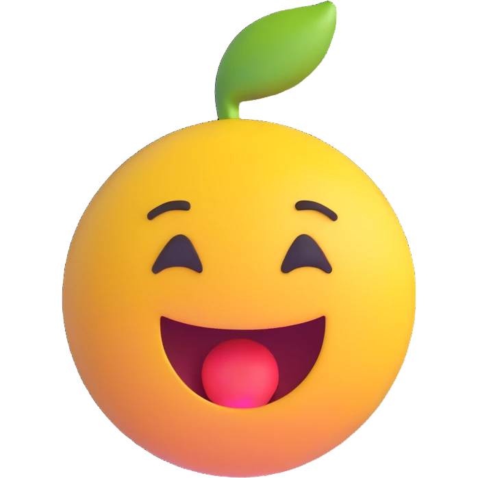 expressive and modern 3D emoji of an empty stomach emoji
