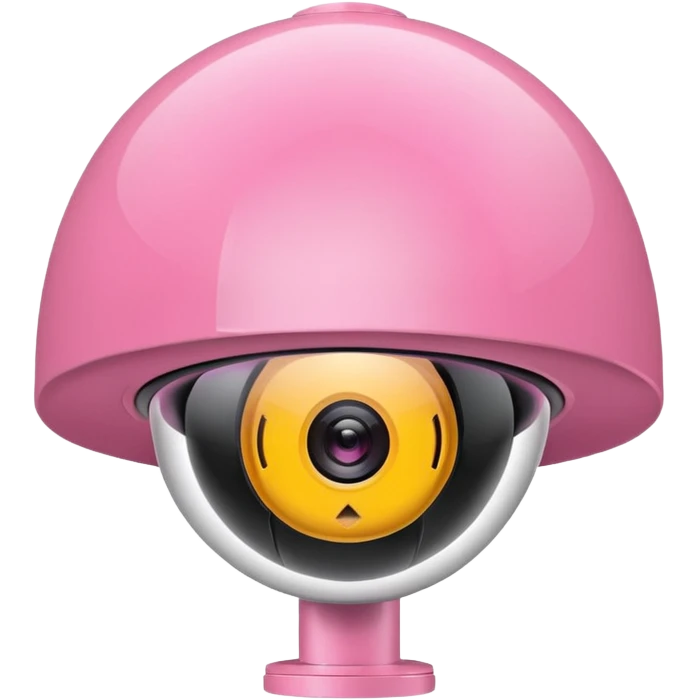 Security Camera pink  emoji