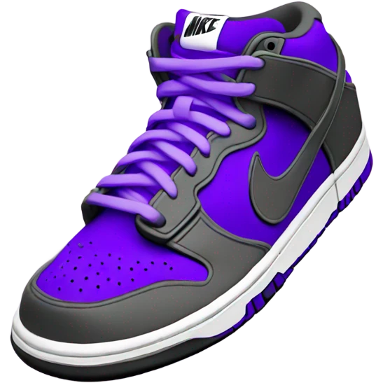 purple nike dunk emoji
