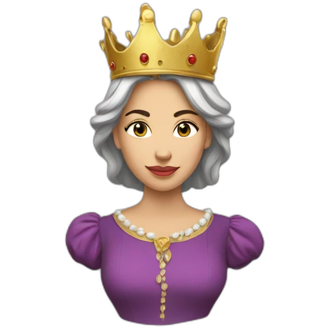 Reine sur un roi emoji