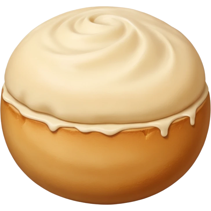 a ball shaped salb of dough emoji