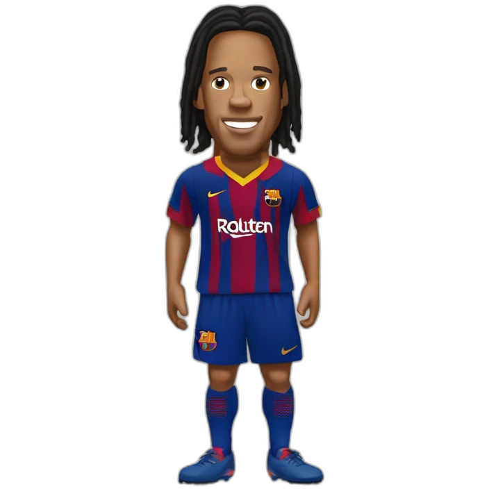 Ronaldinho Barcelona Futbol Club emoji
