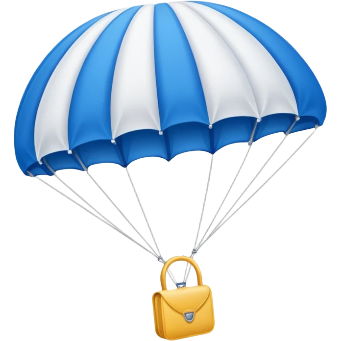 parachute emoji