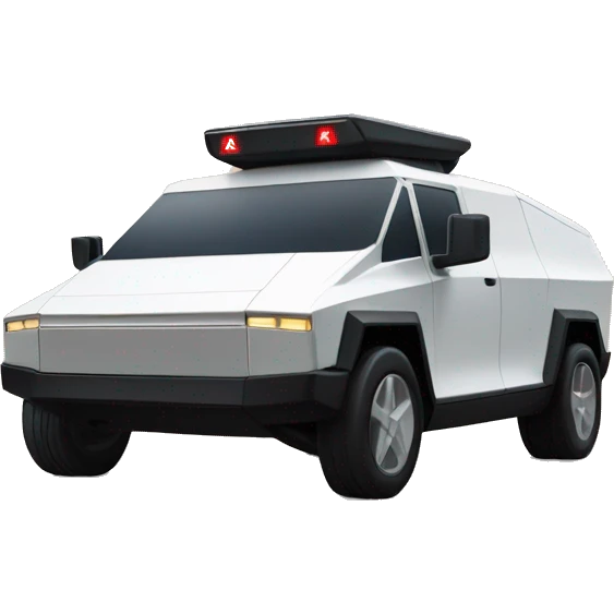 A tesla cybertruck emoji