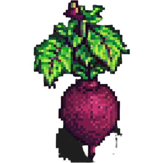 beetroot, pixel art emoji