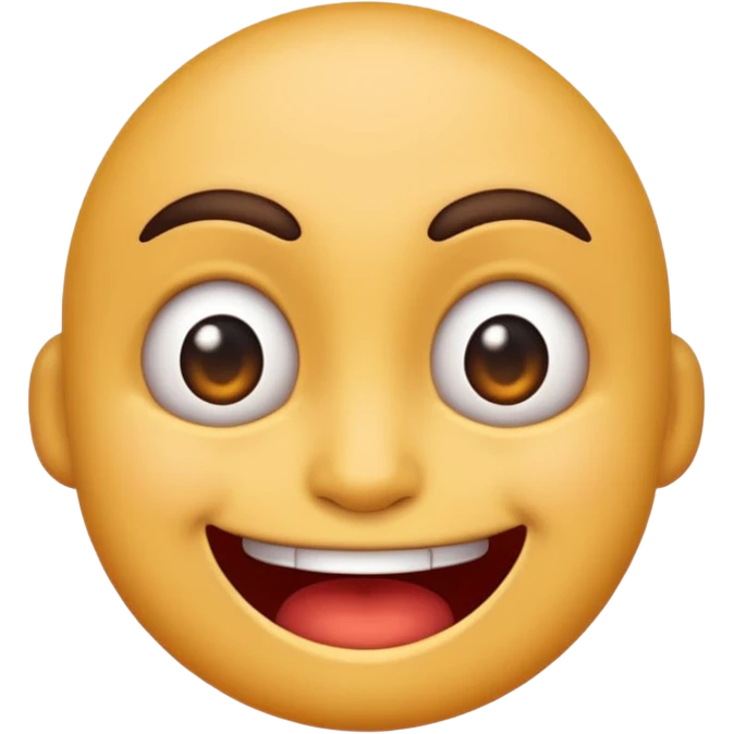 Emoji avec un regard narquois et un petit sourire sadique emoji