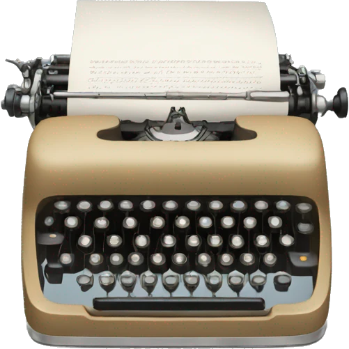 type writer emoji
