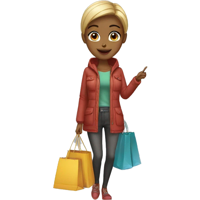 Shopping girl  emoji