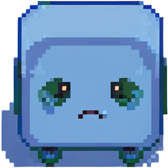 Blue screen of death with tiny ":(" face emoji