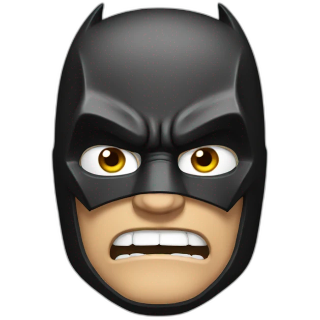 Angry Batman emoji