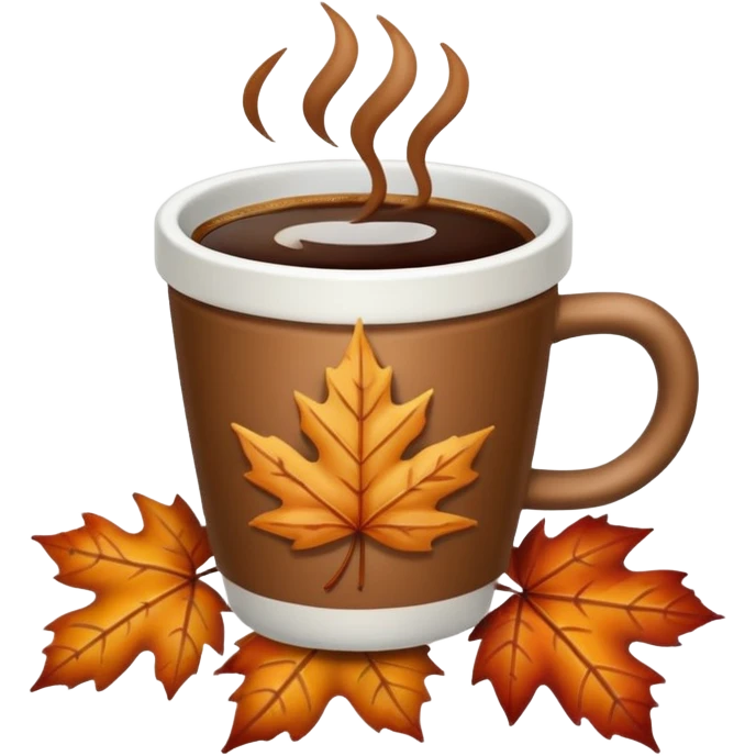 Coffee autumn aesthetic  emoji
