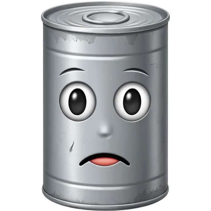 
expressionless tincan emoji