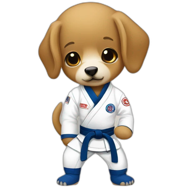 jiu jitsu cachorro emoji