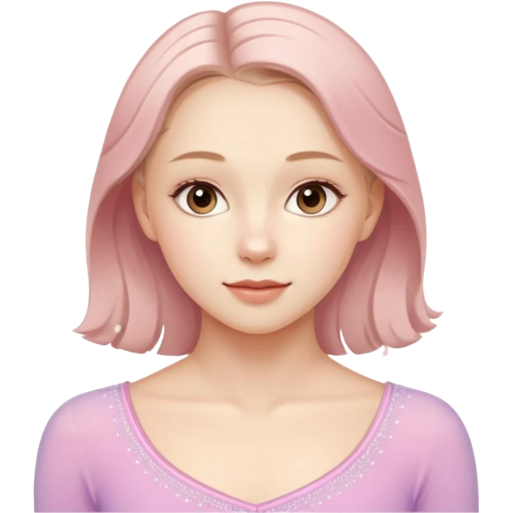 Cinematic Realistic Anna Shcherbakova figure skating Portrait, depicted with lifelike skin texture, subtle rosy undertones, and soft natural lighting that enhances the gentle contours of her face. emoji