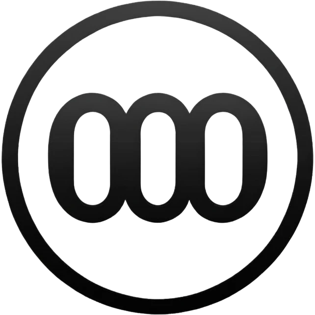 Black circle with “MB” written on in the middle of it. Nothing else no holes or anything. emoji