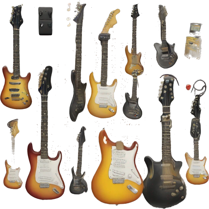 guitar effect emoji