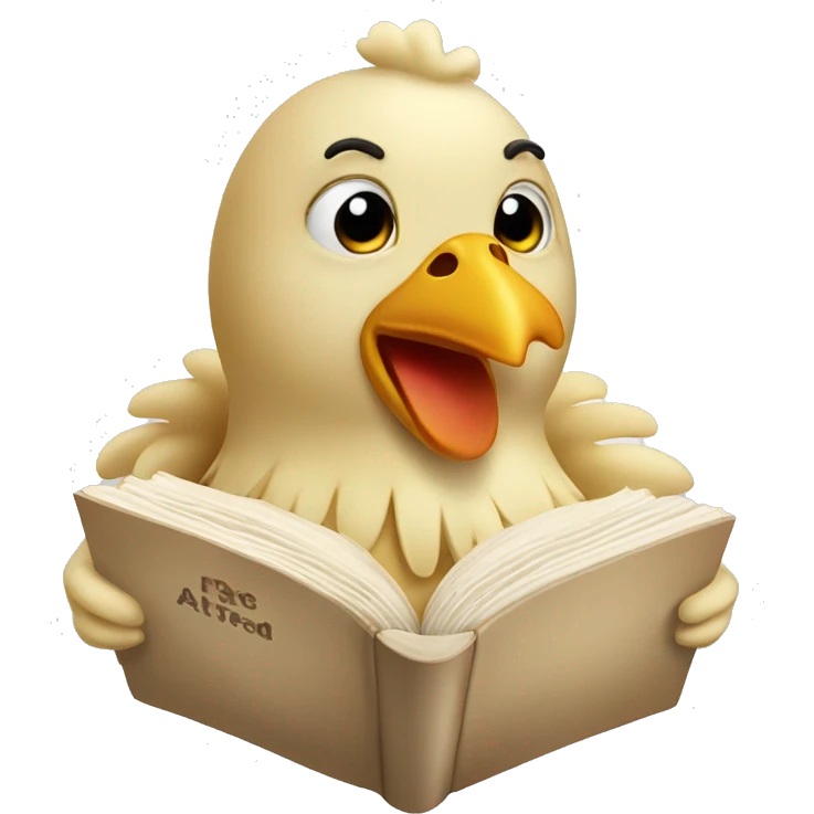Chicken Alfredo with a Bible  emoji
