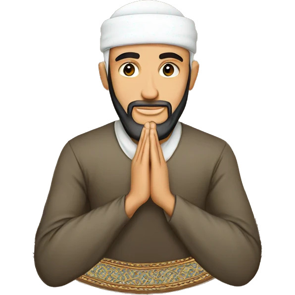 Muslim, praying rug emoji