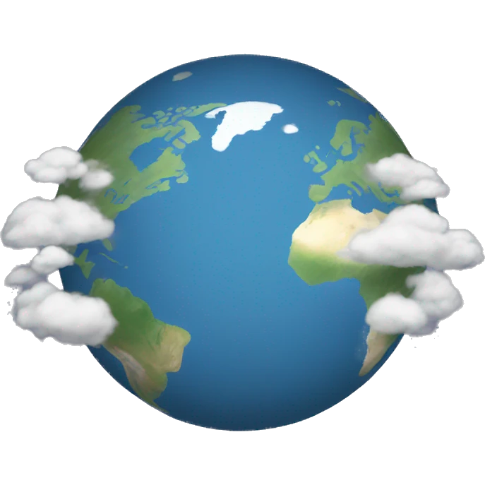 Flat earth emoji