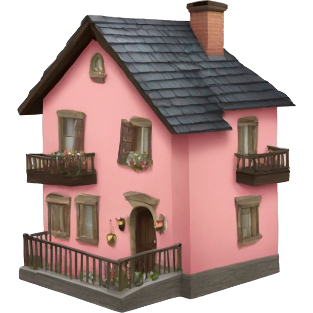 Coquette house emoji