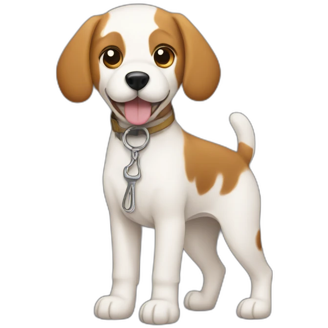 Scissors and dog emoji