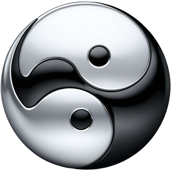 sorayama Yin and yang emoji