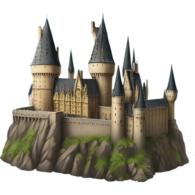 hogwarts castle emoji