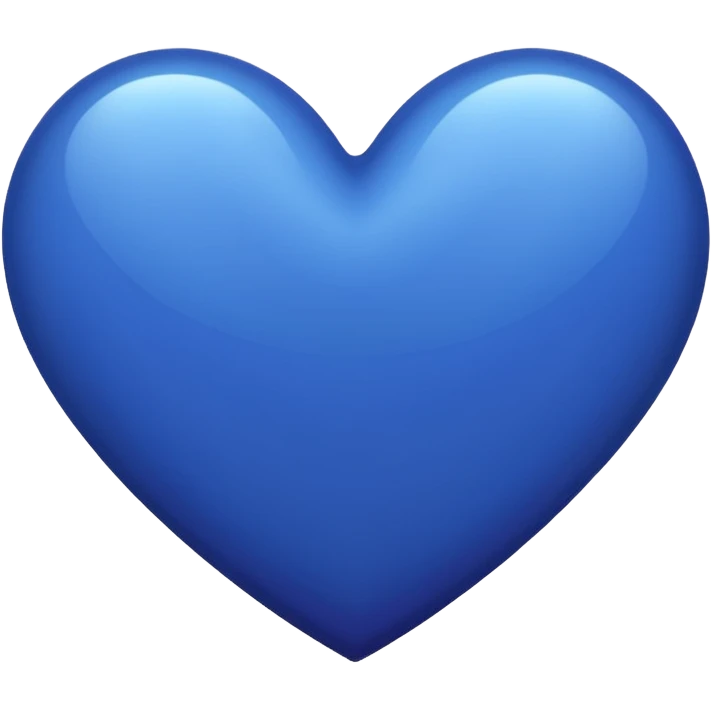 solid color purpuleish blue heart emoji