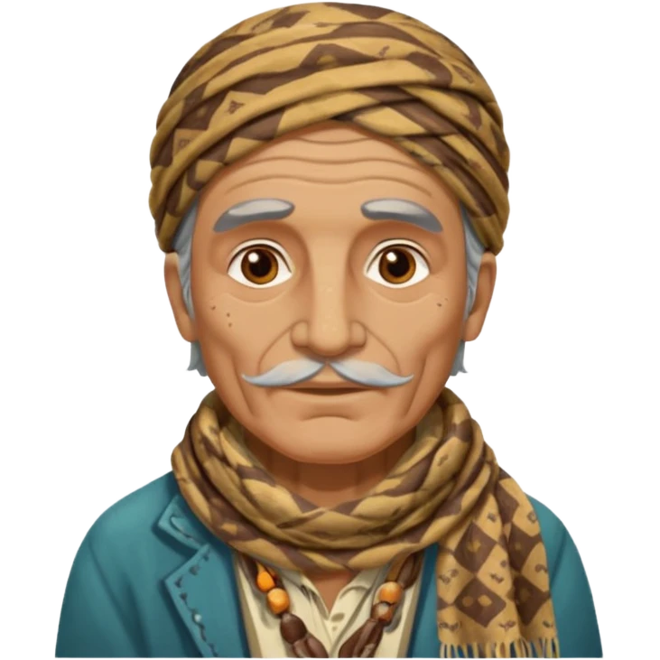 Old male gypsy emoji