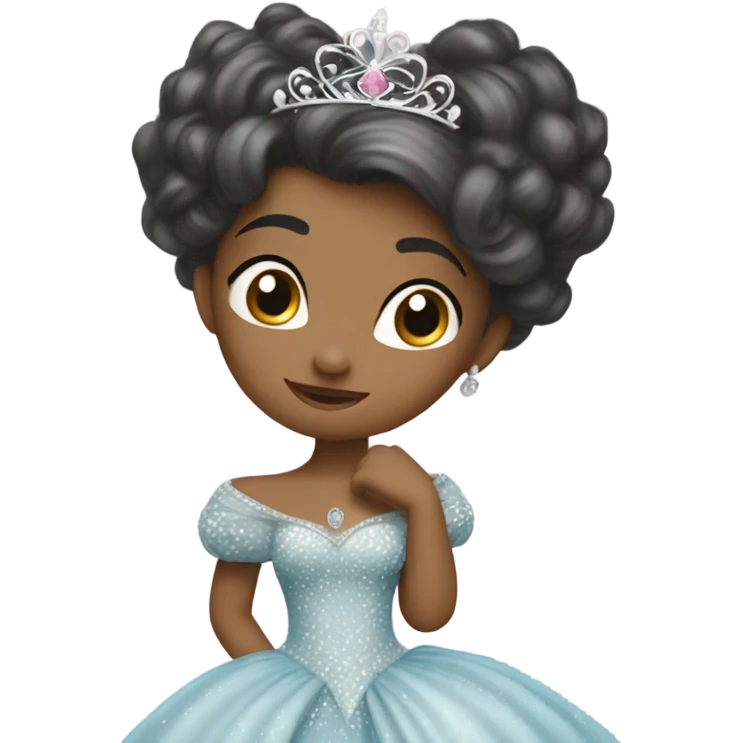 Princess kiss emoji