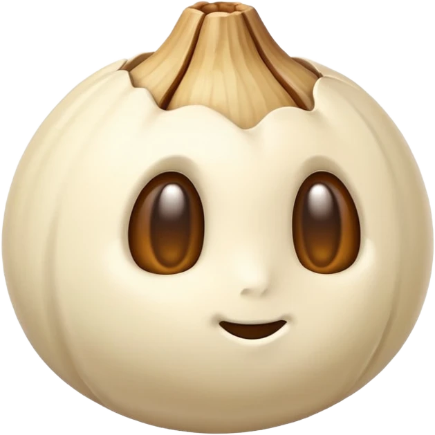 White nut emoji