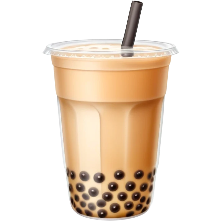 bubble tea with tapioca pearls emoji