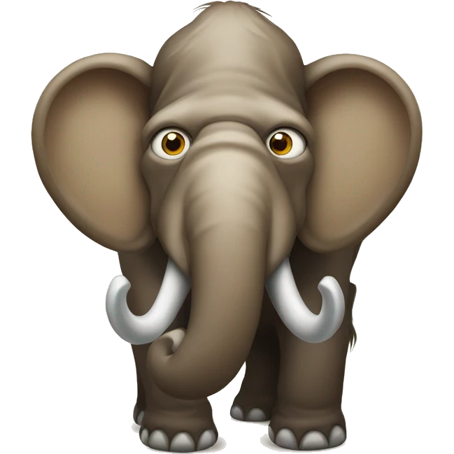 mammoth with monocle emoji