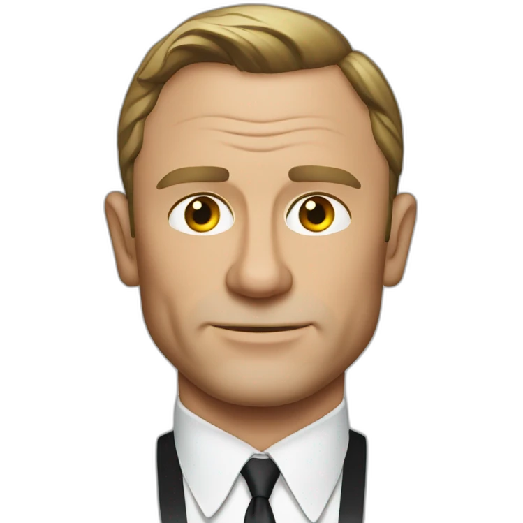 Daniel Craig Mean emoji