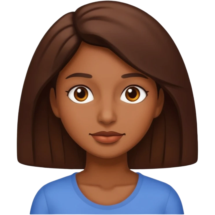 Mujer morena guapa emoji