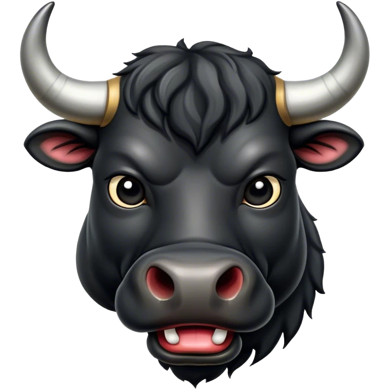 black bull head emoji