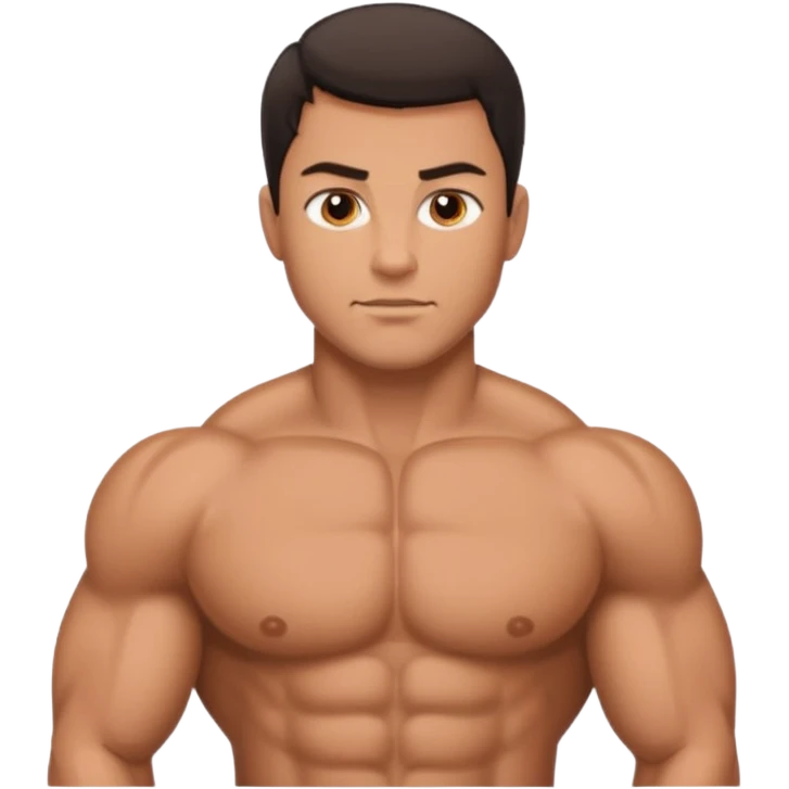 A muscular man. emoji