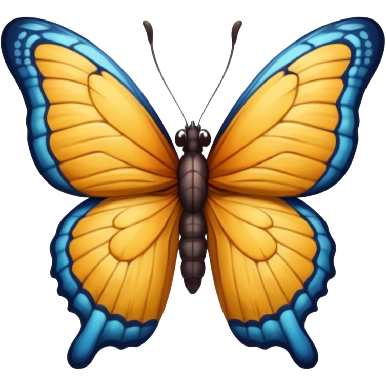 Butterfly with abs  emoji