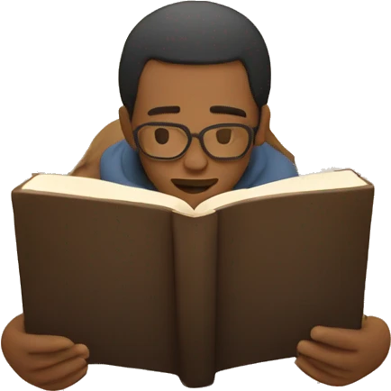 Person reading Bible emoji