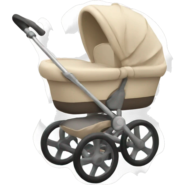 aesthetic beige stroller emoji