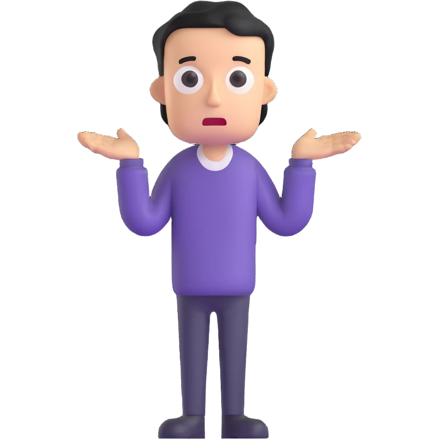 confused man emoji