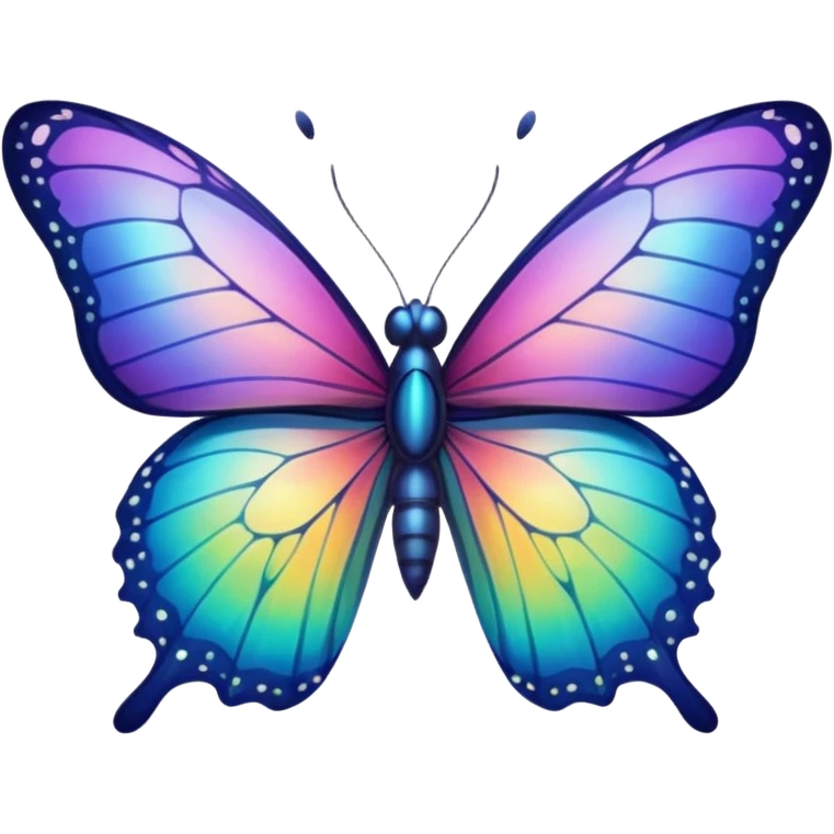 bright butterfly emoji