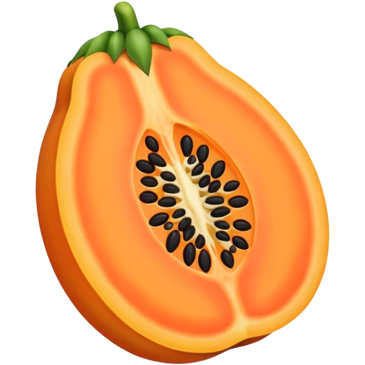 Papaya emoji