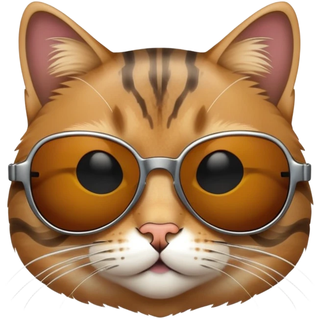 A cat with sunglasses emoji