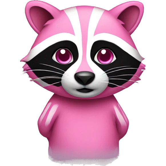 Pink Raccoon  emoji